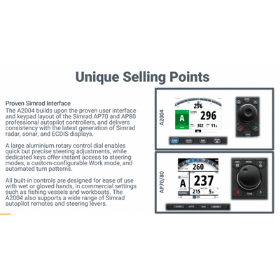 SIMRAD A2004 Autopilot Pack (excludes heading sensor)