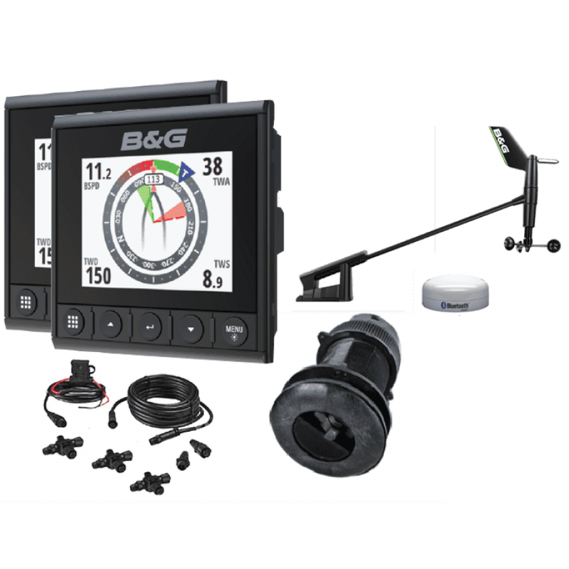 B&G Dual Display Triton² Speed / Depth / Wireless Wind Pack