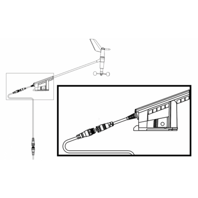 B&G WS310 Wired Wind Sensor with 20m cable