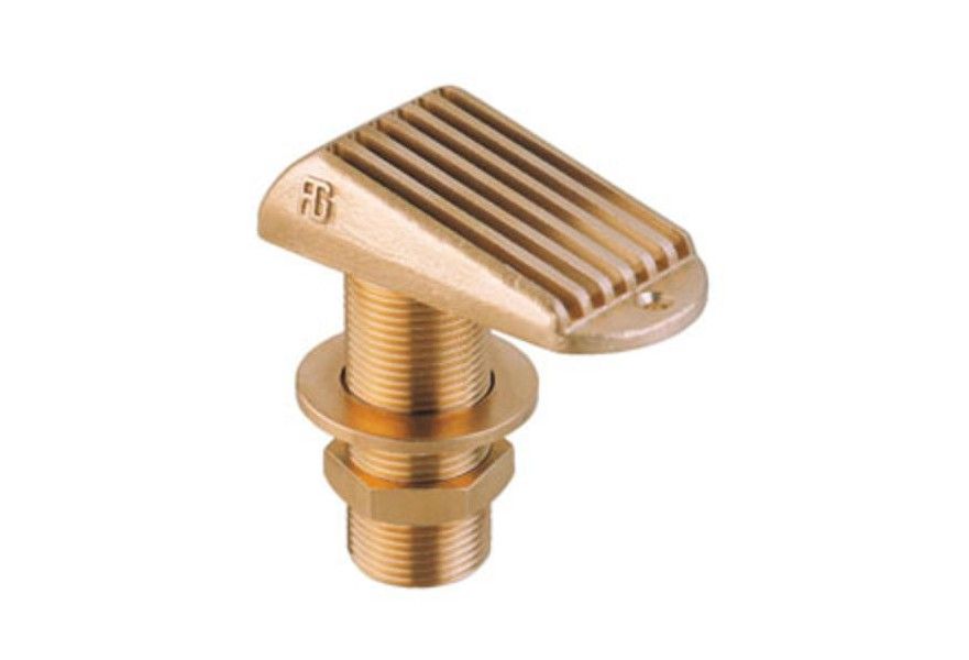 Guidi Strainer scoop Brass 3/4" Art1114 thru-hull