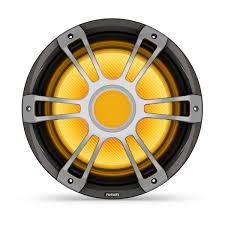 Fusion Signature Series 3i Marine Subwoofers 12" 1400-watt CRGBW Sports Gray Marine Subwoofer